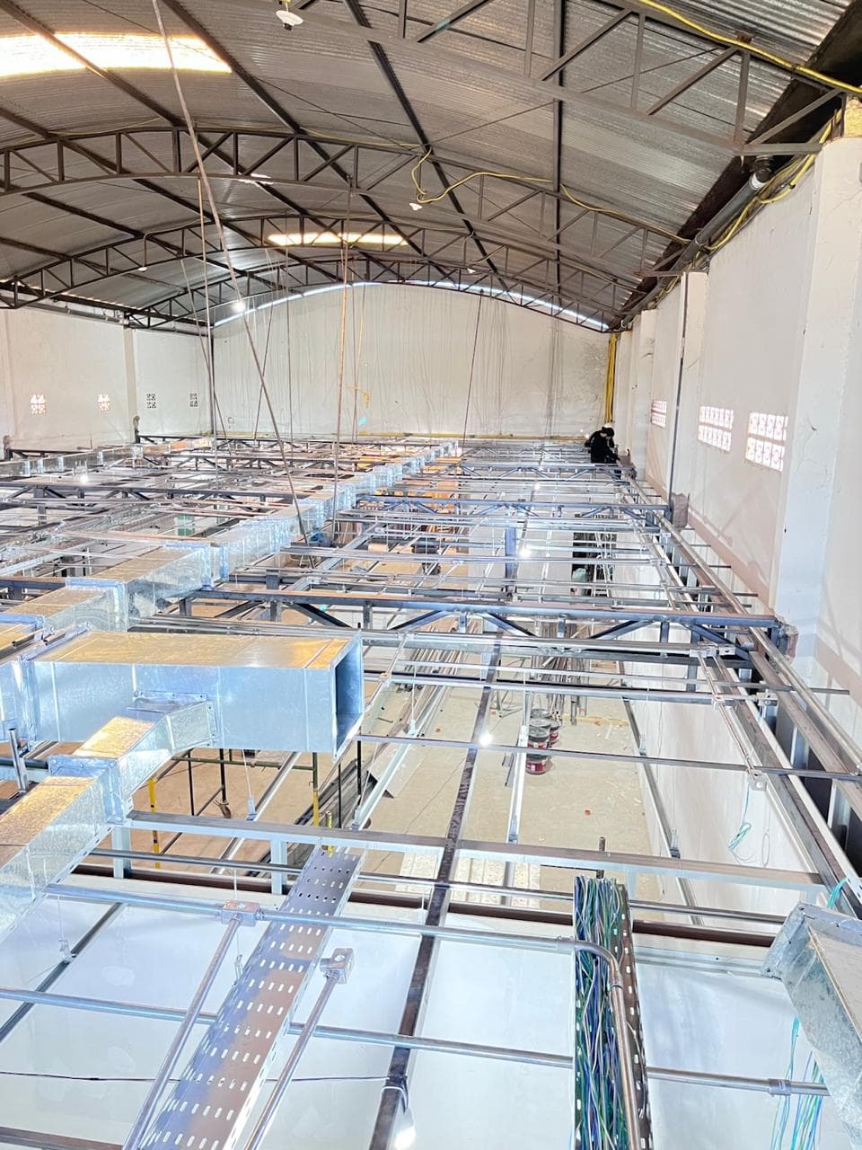 Equipe da Gilberto Construtor executando estrutura em Brasília
