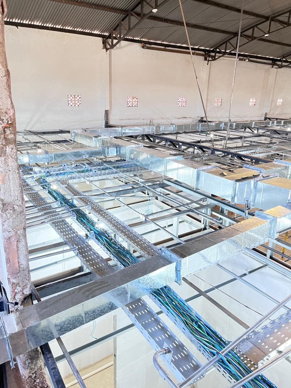Sistema de climatização em execução pela Gilberto Construtor